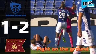 Sarpsborg 08 - Vikings | 1-2 | Red card | All goals | Fight on the ground | 25.06.21 |