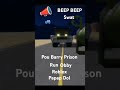 📣 BEEP BEEP Swat 🚙 Pou Barry Prison Run Obby Roblox Papap Dol