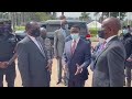 chief justice alfonse owiny dollo visits buganda kingdom meets katikkiro cp mayiga