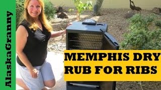 Memphis Dry Rub For Ribs Masterbuilt Electric Smoker or Grilling