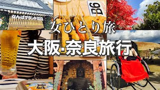 【女ひとり旅】大阪の定番グルメ串カツ｜奈良で寺社めぐりと紅葉満喫