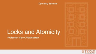 Locks and Atomicity