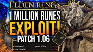 Elden Ring - 1 Million Runes in 30s! 1.06! NEW! Exploit! Glitches! Rune Farm! Glitch! Early Game!