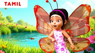 பட்டாம்பூச்சி பறக்க | Titli Udi | TMKOC Tamil Rhymes | #tamilrhymes #kidssong #titli #udi #tmkoc