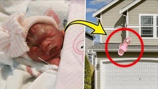 She threw her baby from the second floor then a strange thing happened