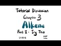 Alkene | Tutorial Discussion | Part II : Try This | SES Chemistry DK024