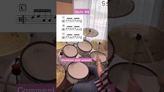 Drum Quiz 44 #drums #easydrums #drummer