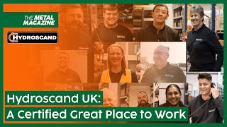 Hydroscand UK: A certified Great Place to Work