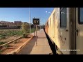 mon voyage🧳en 4k 🎥de fès vers oujda en train🚂 meilleures moments gares et paysages de l oriental.