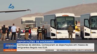 Centenas de detidos. Começaram as deportações em massa de imigrantes ilegais nos EUA