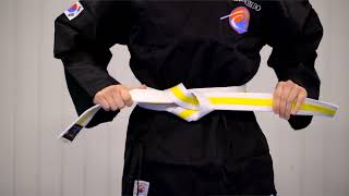 How to tie your taekwondo belt?