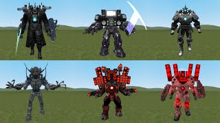 Gmod - Collection of all Legend Big Titan (Big Speakerman, TVman, Cameraman, Clockman, Drillman)