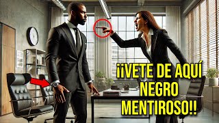 MILLONARIO NEGRO ES HUMILLADO EN UN BANCO POR UNA GERENTE RACISTA, PERO SU REACCIÓN CAMBIA TODO...