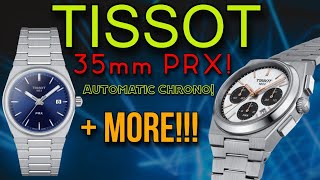 NEW Tissot PRX 35mm + Tissot PRX Automatic Chronograph + New PRX Straps Powermatic 80