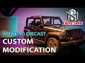 JEEP WRANGLER M3B DECALS CUSTOMIZED DIECAST