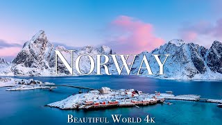 Norway 4K Winter Wonderland Film - Meditation Relaxing Music - Winter Scenery
