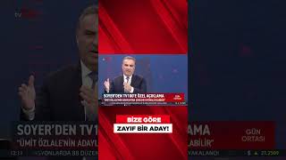 Tunç Soyer'den İYİ Parti İzmir Adayı Hakkında Yorumlar #tv100 #sondakika #haber #shorts