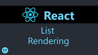 ReactJS Tutorial - 17 - List Rendering (English)