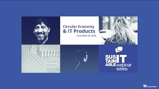 Webinar: Circular Economy and IT Products