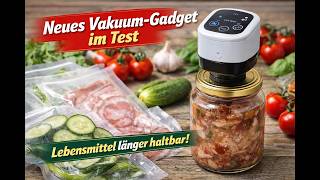 Vacuum sealing jars with Fresh Guard | Vacuum sealer for screw-top jars tested