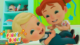 Tickle Song | Funny Bunny - Nursery Rhyme & Kids Song Animation