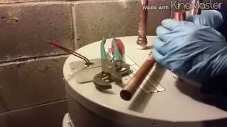 electric water heater caught fire/replacment