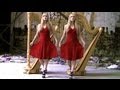 BAD ROMANCE (Lady Gaga) Harp Twins - Camille and Kennerly