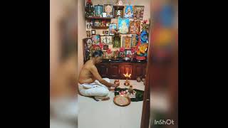 vidyarambham at home - duggu's first letters -  #saraswati #ganapati #vidyarambham #vijayadasami