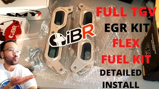 iBR Full TGV deletes, EGR, Flex fuel (Detailed) install