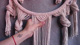 DIY: Macrame Mandala Tutorial / Macrame Mirror Decoration