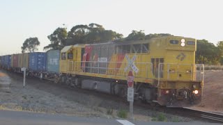 Q4009 with 6190 Aurizon Container movement