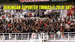 Dukungan suporter Timnas U-20 di GBT