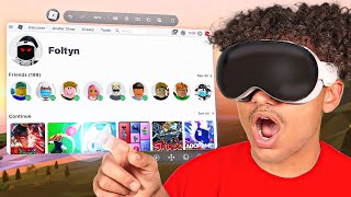 I Played ROBLOX On The NEW Apple Vision Pro!!