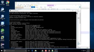 Compile Java Program Via Command Prompt