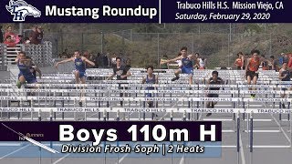 2020 TF - Mustang - 110H (FrSoph Boys, both heats)