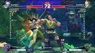 robin01 [Abel] vs TodomeSasu [Vega] SSF4 Japanese Online Ranked Matches - Xbox Live