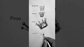 how to draw a Crown 👑😱🔥#art #youtubeshorts #shorts #@ArtwithBir_9 #viral