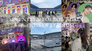 《CARAT VLOG》 💎SEVENTEEN FOLLOW AGAIN in NISSAN STADIUM DAY2💎 \u0026 ❤︎デビュー9周年❤︎