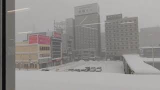 【青森駅の現駅舎を見納め】青森駅④東口の窓から 2021.01.04