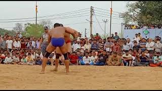 5 lakh ki kushti/अजय गुर्जर ने दूसरे पहलवान को 1 मिनट में किया चित