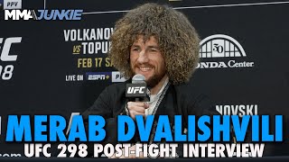 Merab Dvalishvili Ready to Take Sean O'Malley's Belt – And His New Jacket | UFC 298