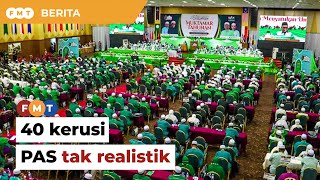 Sasaran 40 kerusi PAS tak realistik, kata penganalisis