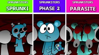 Incredibox Sprunki But Sprunksters VS Sprunksters Parasite Mod VS Sprunksters Phase 2 New Characters