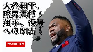 [LIVE]  大谷翔平、投手復帰を目指す執念！止められない勢いに球界が大混乱！？その真相とは？!