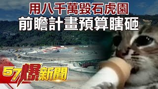 用八千萬毀石虎園 前瞻計畫預算瞎砸《57爆新聞》精選篇 網路獨播版