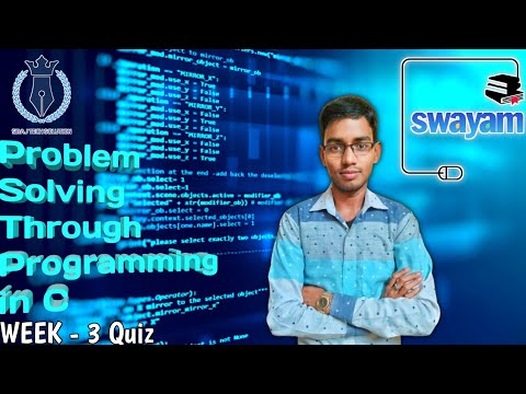 Nptel Problem Solving Through Programming In C Week 3 Quiz Assignment