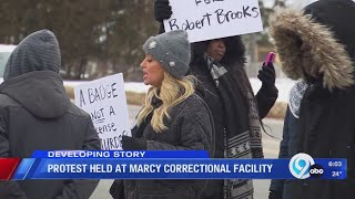 Protest held at Marcy Correctional Facility