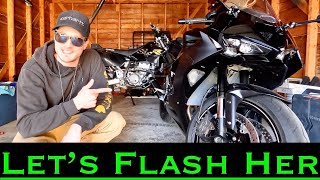 ECU Removal / 2024 Kawasaki Ninja ZX-6R / Flash Tune Your Bike