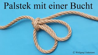 Palstek mit einer Bucht (Bowline with a Bight)