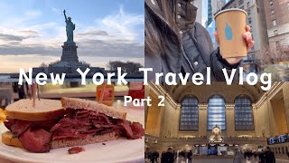 ニューヨーク旅行 vlog｜絶品NYチーズケーキ、ボートツアー、ストリートフード、グランドセントラル駅【Part 2】